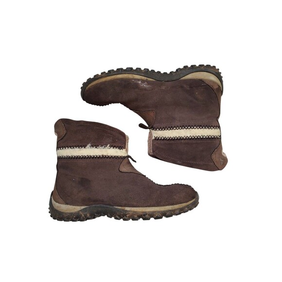 Sorel Nicolet Winter Boots Womens Size 8 Brown Slip On Ankle Waterproof - Picture 9 of 12